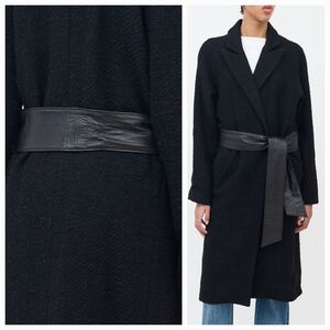 Smythe Wool Boucle Wrap Coat
